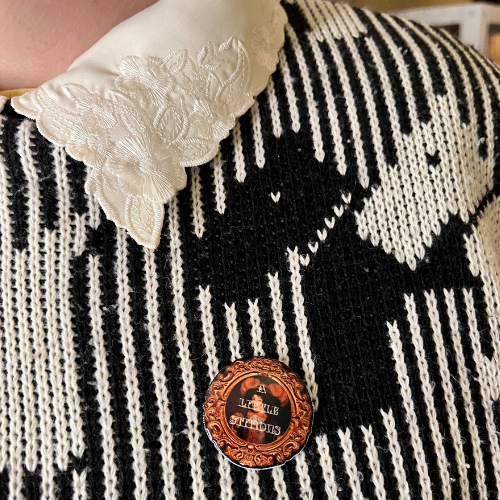 A Little Stitious Pin