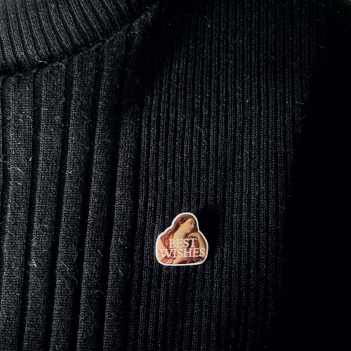 Best Wishes Pin