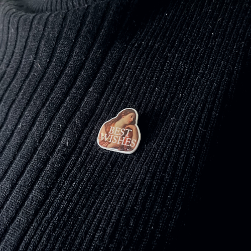 Best Wishes Pin