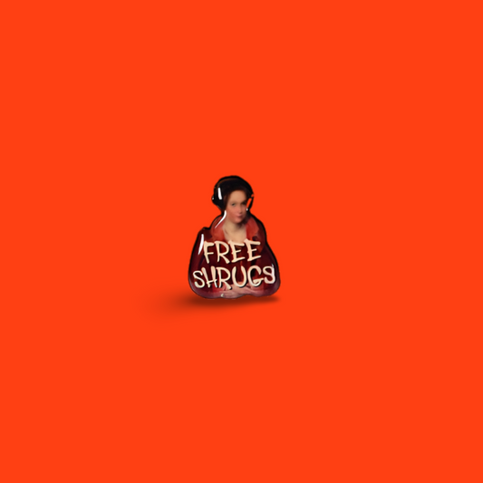 Free Shrugs Pin